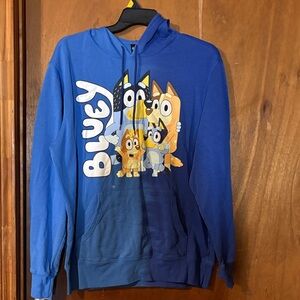 Blue Kids' Graphic Hoodie featuring Bluey Characters